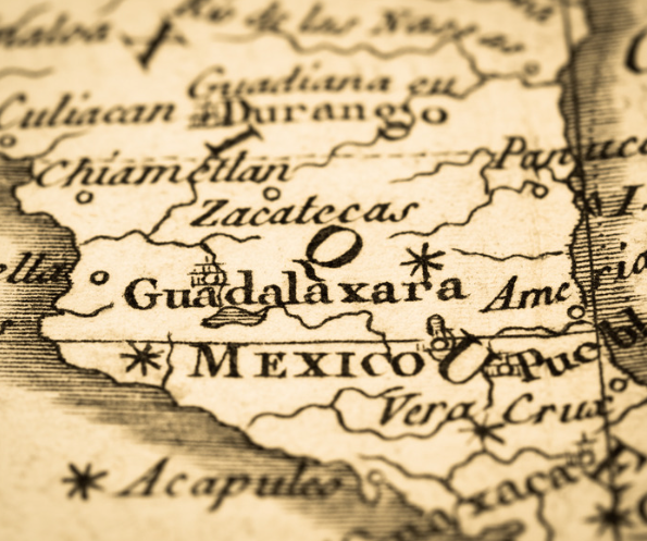 Carte mexique ancienne